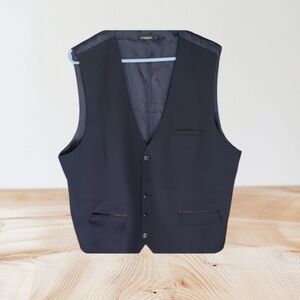 Hisdern Men's Navy Blue Vest